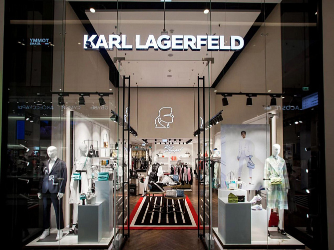 KARL LAGERFELD, сеть магазинов одежды - освещение рис.1